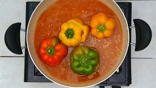 دلمه میگو- ماهی خان