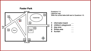 IELTS Listening---Map Labelling