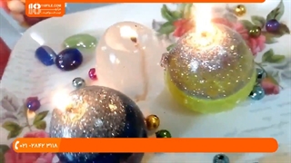 آموزش شمع سازی - ساخت شمع ژله ای تخم مرغی