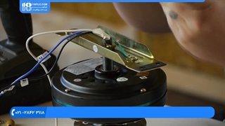 آموزش تعمیر پنکه سقفی - اتصال قطعات پنکه سقفی به یکدیگر برای نصب