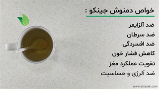 دمنوش گیاهی جینکو | عطاری آنلاین | عطارک