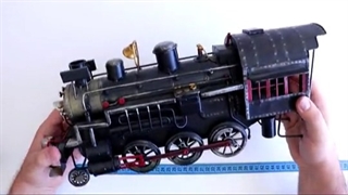 قطار فلزی دست ساز آنتیک مخصوص دکور