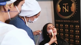 فیلم اصلاح فرم چانه و ناودان اشکی