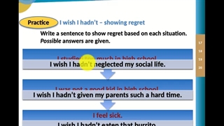 آموزش زبان انگلیسی: آموزش گرامر پیشرفته Expressing Regret