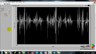 پردازش صوت ربنا محمدرضا شجریان و سنسور پیزوالکتریک