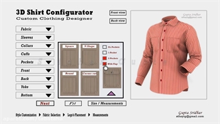 نرم افزار ۳D Shirt Configurator