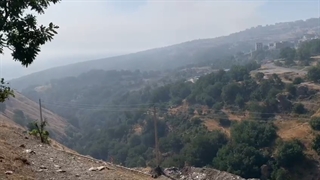 آتش سوزی منطقه سردشت بر اثر حریق پسماند