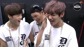 بنگتن بمب ۴۴ بی تی اس bts bangtan bomb EP 44 Rapper Jimin & V and Rap monster! + ( زیرنویس فارسی )