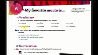 آموزش زبان انگلیسی: مکالمات روزمره زبان انگلیسی Asking about favorites