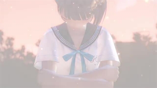 انیمه Blue Reflection Ray زینویس چسبیده