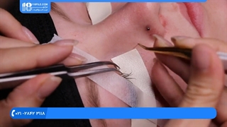 آموزش لیفت و لمینت مژه | لیفتینگ مژه | لمینت ابرو (مژه های اکستنشن روی پلک)