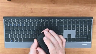 بررسی ماوس و کیبورد وایرلس Rapoo 9500M Multi-mode