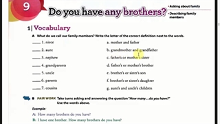 آموزش زبان انگلیسی: مکالمات روزمره زبان انگلیسی Asking about family