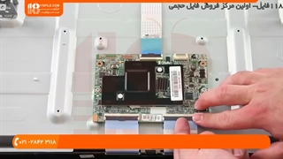 آموزش تعمیر تلویزیون | تعمیر تلویزیون ( تعویض برد تی-کان سامسونگ )