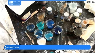 نقاشی با رزین اپوکسی|ساخت میز رزینی|آموزش اپوکسی(نقاشی عروس دریایی)