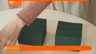 آموزش گل آرایی | فیلم گل آرایی | گل آرایی مدرن | گل آرایی میز (دسته گل عروس شیک)