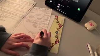 ولاگ درس خواندن_study vlog