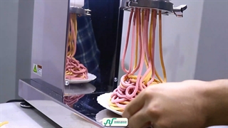 نحوه کار بستنی اسپاگتی