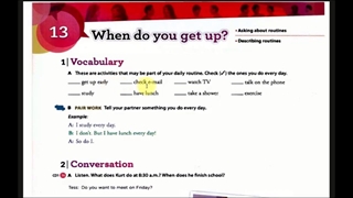آموزش زبان انگلیسی: مکالمات روزمره انگلیسی What is your routine?