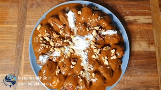 طرز تهیه رنگینک- ماهی خان