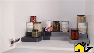 استند پلکانی کابینتی مدل مرسه