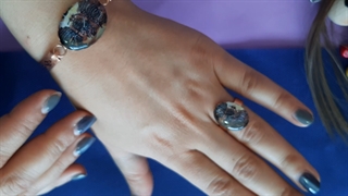 ست دستبند انگشتر مسی ۶سوره