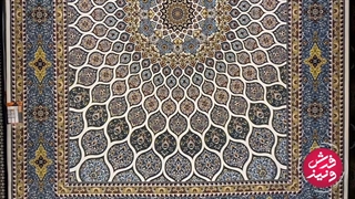 فرش ۱۲۰۰شانه زمینه کرم