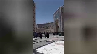 حال و هوای حرم مطهر رضوی در سالروز شهادت امام جعفر صادق
