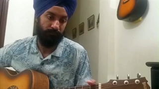 اجرای قطعه مالاگوئنا با تنظیم استاد امیر کریمی توسط نوازنده هندی گیتار آکوستیک