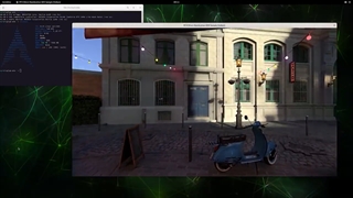 دموی RTX ray tracing انویدیا بر روی Arm