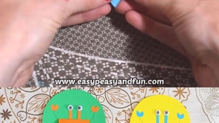 کاردستی جذاب خرچنگ با کاغذ رنگی برای کودکان