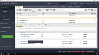 بخشی از آموزش عملی Website auditor