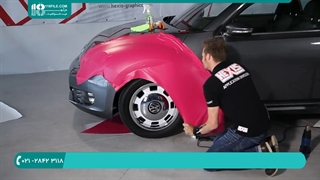 آموزش کاور خودرو|سرامیک و دیتیلینگ خودرو(نصب کاور بدنه اتوموبیل ساتن کروم)