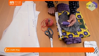 آموزش دوخت انواع لباس :: دوخت شنل دو رنگ و جذاب