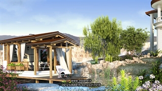 محوطه سازی باغ ویلا در دماوند