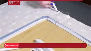 آموزش دوخت کاور مبل :: پیراهن مبل :: دوخت کاور میز اتو بخار دستی