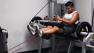 پشت ران دستگاه همراه با بند