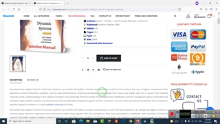 Solution Manual of Digital Control of Dynamic Systems 3rd edition Gene F. Franklin J. David Powell