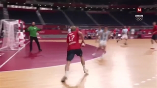 دیدار تیم های هندبال  نروژ و آرژانتین  در مسابقات المپیک 2020 توکیو