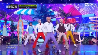 اجرای گروه MCND در ام کاونت داون با آهنگ DYNAMITE