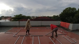 آموزش نصب استخر پیش ساخته