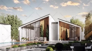 طراحی باغ ویلای مدرن در مشهد