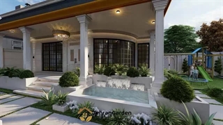 پروژه محوطه سازی ویلا در کرمان