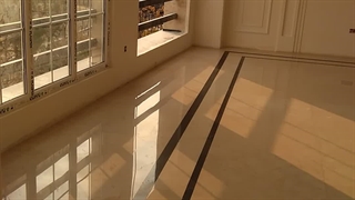 کفسابی با رزین جولی (رزین ساب) - کفسابی نیکان ساب - ویدیو بعد از انجام کف سابی در ساختمان نوساز