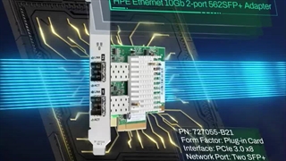 کارت شبکه سرور اچ پیHPE Ethernet 10Gb 2-Port 562SFP+ Adapter با پارت نامبر  727055-B21