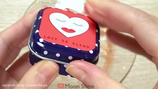 اسلایم میکاپی با تم قرمز / دنبال= دنبال