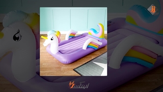 تخت بادی کودک مدل یونیکورن