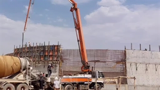 پیشرفت پروژه سیرجان-گروه ساختمانی چمن آرا