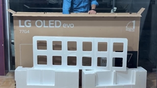 آنباکس تلویزیون 77G4 | گرانترین تلویزیون ال جی در ایران | بانه آی تی