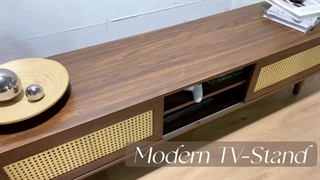 میز تلویزیون حصیری مدل بارا